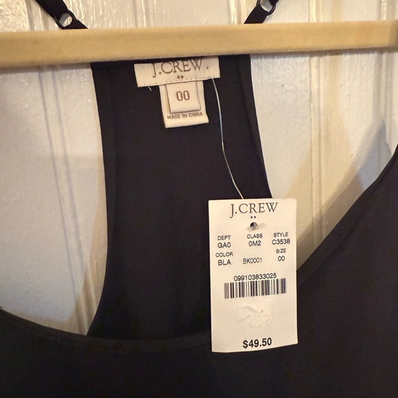 NWT J. Crew Black and white tank top - Picture 3 of 4